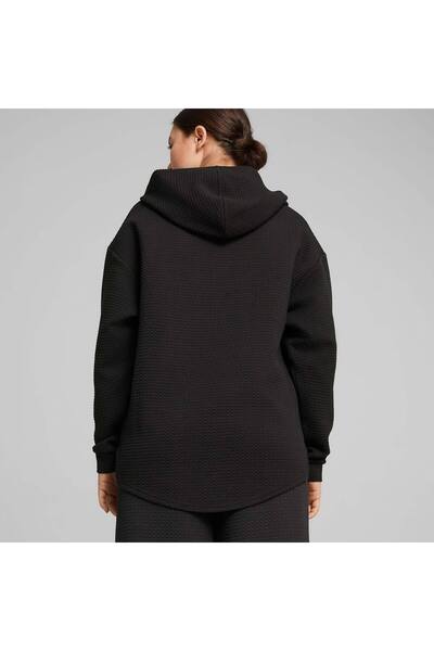 Puma Q4 Studio Textured Kadın Siyah Sweatshirt (525756-01)