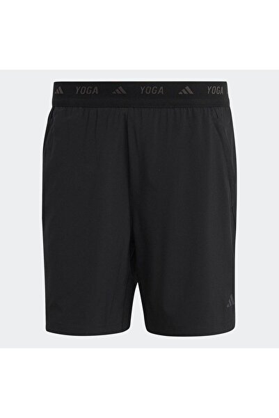 adidas Pánské černé tréninkové šortky Yoga 2IN1 (H44517)