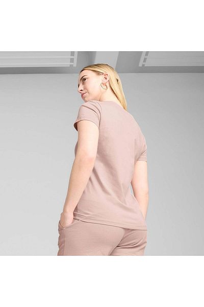 Puma Essentials Elevated γυναικείο μπεζ μπλουζάκι ( 690894 -91)