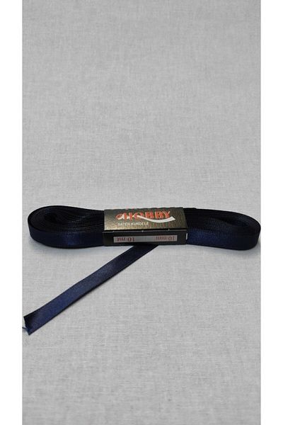 Hobigram Navy Blue Satin Ribbon 1 cm 10 Meters, Bundle Dowry Special Day Gift Decoration Ribbon