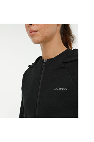 lumberjack Wl Mıla 18ct321 3fx Μαύρο γυναικείο φούτερ