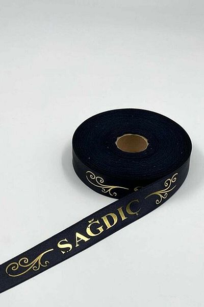 Hobigram 5 Pieces of Sleeve Ribbon: Night, Groomsman, Kirve, Bridesmaid, Gold Leaf