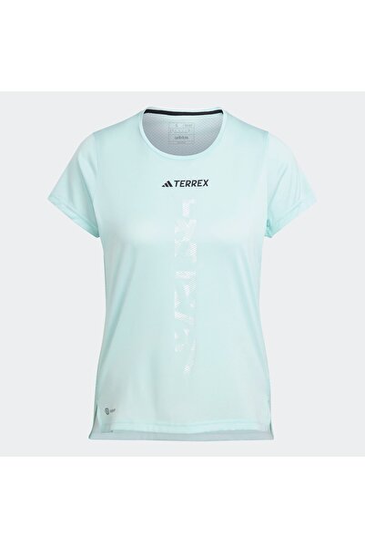 adidas Agr Shirt W Tricou pentru alergare off-road pentru femei HZ6260 Verde