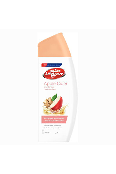 LİFEBUOY لايفبوي غسول الجسم المضاد للبكتيريا بالتفاح والزنجبيل - 300 مل