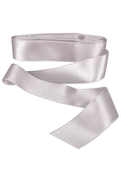 Hobigram Gray Satin 3 cm 10 Meters, Special Gift Decoration Ribbon