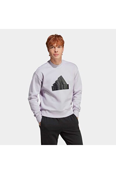 adidas M Fi Bos Crw férfi alkalmi pulóverek IC3743 lila