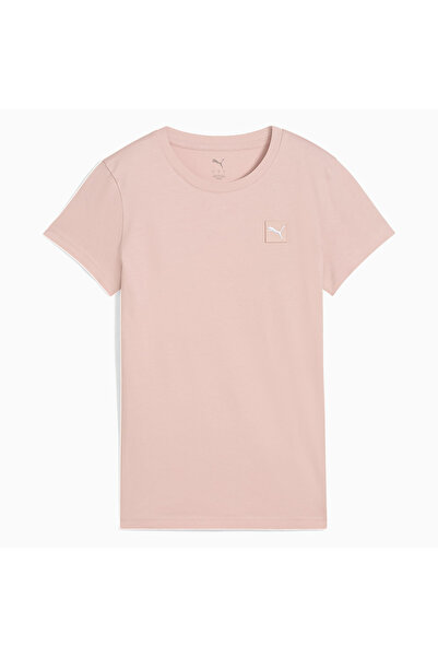 Puma Essentials Elevated γυναικείο μπεζ μπλουζάκι ( 690894 -91)