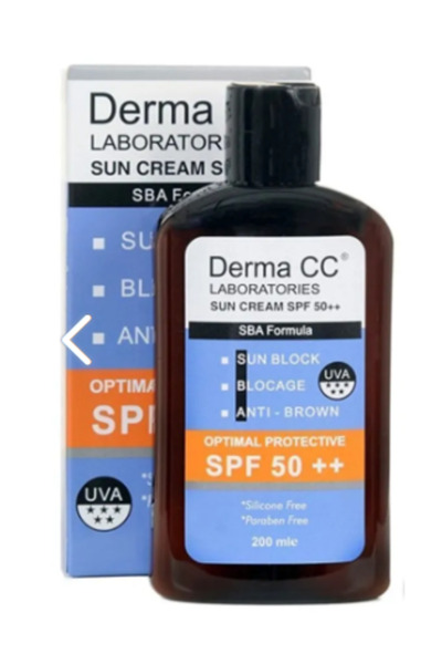 Derma CC LABORATORIES Derma Cc Güneş Kremi Spf50 ( Plus Plus ) 200ml - Sun Bl...