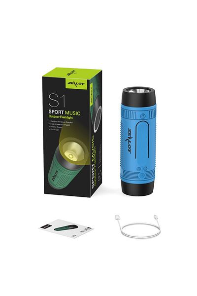 Choice Speaker 1" 0.5" Blue ZEALOT S1 Bluetooth Speaker Outdoor Bicycle Speaker Portable Waterproof Wireles