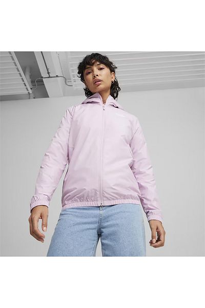 Puma سترة واقية أرجوانية للنساء من Essentials Solid ( 847494 -62)