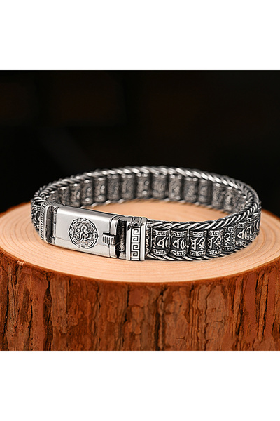 Choice أساور إبداعية مصنوعة يدويًا بطول 20 سم E001 للرجال مصنوعة من خرز البوذ...