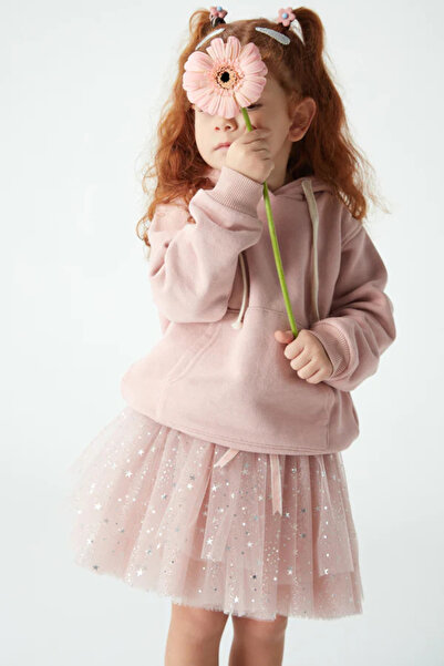 Petit Coral PETİT CORAL 01-06 YAŞ  KIZ ÇOCUK STARDUST TÜTÜ ETEK - PEMBE