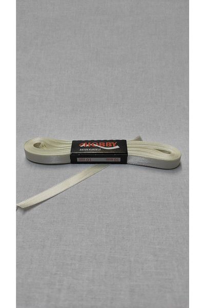 Hobigram Fixed Cream Satin Ribbon 10 Meters, Special Day Gift