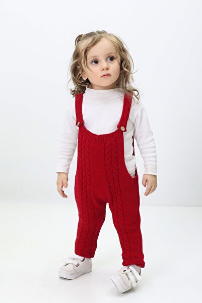 Cloudy Kids Baby Girl Knitwear Salopet