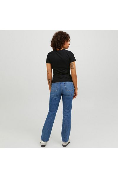 Only & Sons Дамска тениска Jxgigi Str SS Tee Jrs Mr. Black 12248921-02