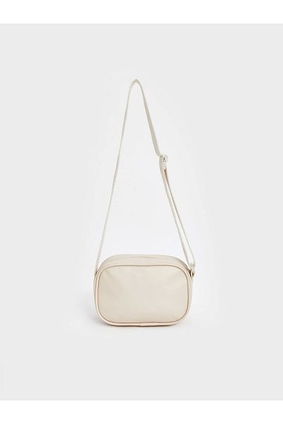 LC Waikiki ACCESORII LCW Geantă de umăr pentru fete cu aspect piele BEIGE