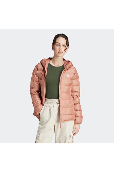 adidas W Ess L D Ho J Women's Casual Coat IK3239 Orange