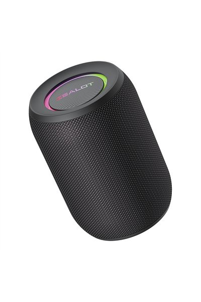 Choice Black Zealot-S32PRO Powerful Bluetooth Speaker, Bass Wireless, LED Light, Outdoor Speakers, Subwoofe