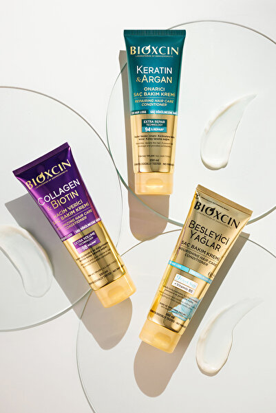 Bioxcin Keratin and Argan Repairing Hair Care Cream 250 ml X 10 Pieces