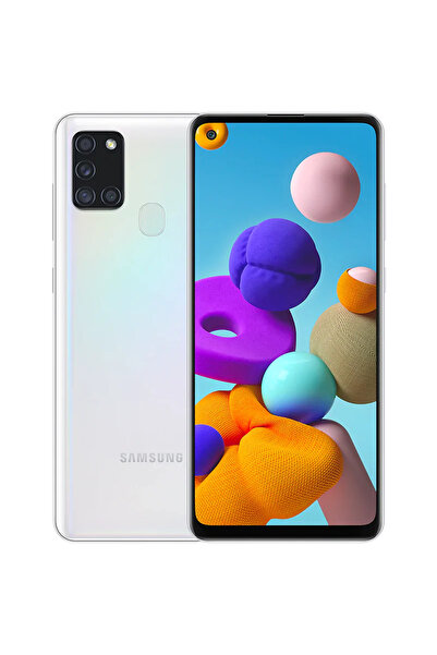 Samsung Yenilenmiş Samsung Galaxy A21s 64 GB Beyaz Cep Telefonu (12 Ay Garant...