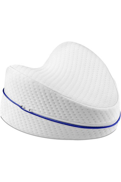 fulina Leg Pillow, Ergonomic Contour Memory Foam Cushion, for Sciatica Relief, Leg Pain,Hip & Joint Pain