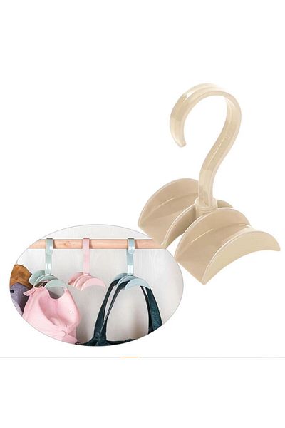 Hayveys Double-Way Hanger Bag Hat Belt Tie Accessory Hanger