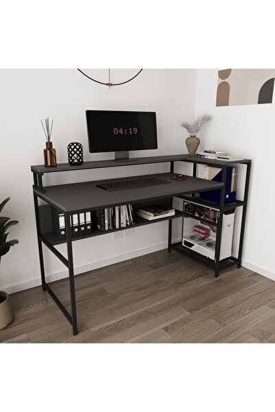 Deconode Proliner Monitör Raflı Bilgisayar Masası