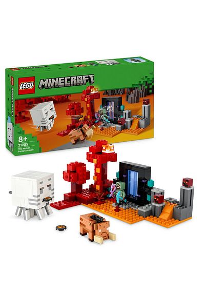 LEGO Set LEGO Minecraft - Amuscada in portalul Nether (21255)