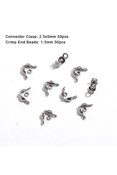 Choice 2.5X5mm 100pcs 100pcs/lot Stainless Steel Gold Plated Connector Clasp ...