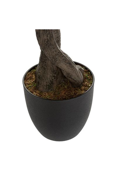 Atmosphera Easy Maintenance Realistic Looking Decorative Artificial Olive Tree with Pot 140cm