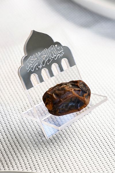 iwa concept 6-Piece Gray Dates - Ramadan Domed Dates Stand