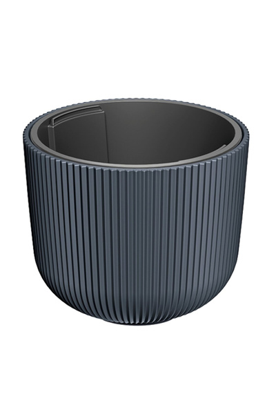 Prosperplast وعاء زهور دائري بتصميم عصري من ميلي، سعة 22 لترًا