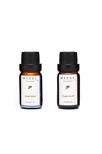 Missi 2'li Vanilya Sandal & Sandal Wood Buhurdanlık Esansı/yağı