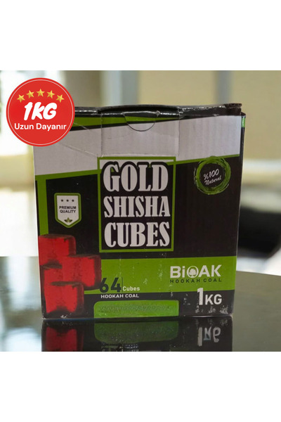 Semgiller Nargile Kömürü 1 Kg 64 Küp Uzun Yanar,Süper Kalite