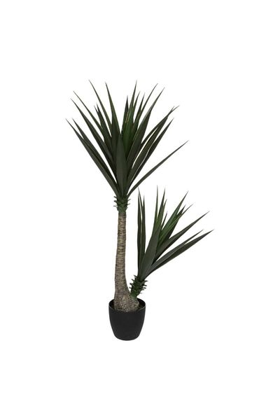 Atmosphera Easy Maintenance Realistic Looking Decorative Artificial Yucca Plant with Pot 130cm