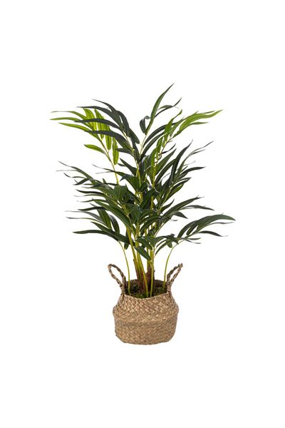 Atmosphera Easy Maintenance Realistic Looking Decorative Artificial Palm Tree with Pot 80cm
