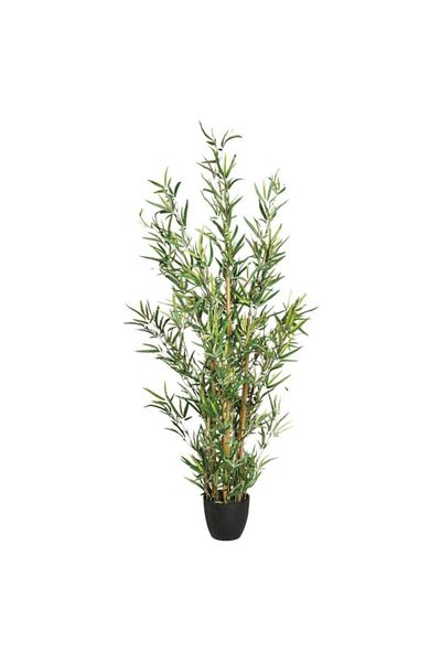 Atmosphera Easy Maintenance Realistic Looking Decorative Artificial Bamboo Plant with Pot 120cm