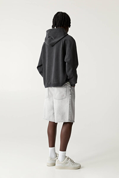 Pull & Bear Baggy denim bermuda şort