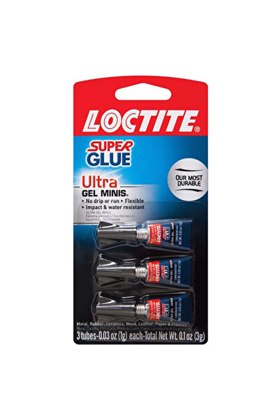 LOCTİTE Ultra Gel Minis High Strength Ethyl Cyanoacrylate Super Glue 0.1oz