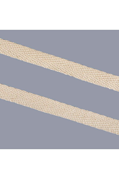 fema aksesuar Herringbone Black Color Cotton Narrow Webbing Ribbon(10m)