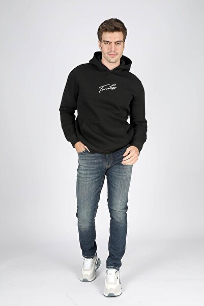 Lee Cooper Ανδρικό φούτερ Time με κουκούλα