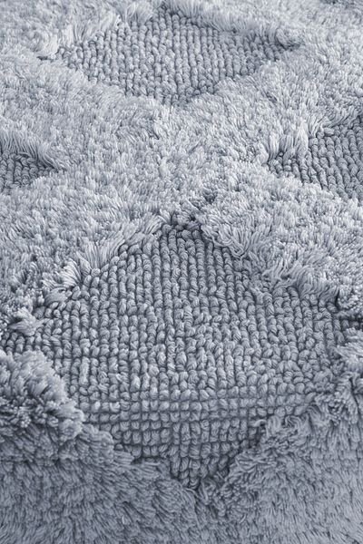 BARANO YUSSİ Lima 2-pack Bath Mat Grey (ΣΕΤ 2)