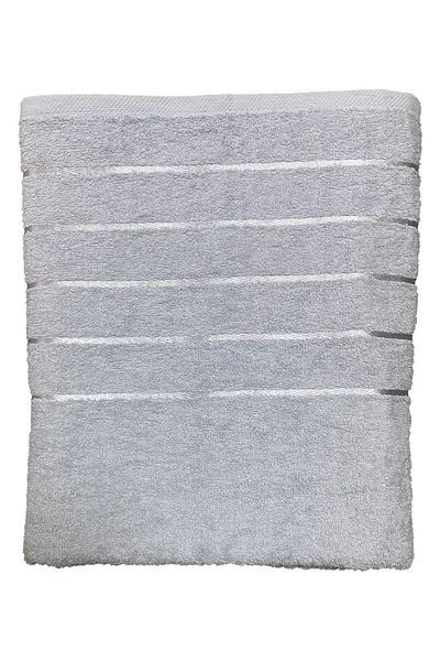 enti ev tekstili Large Bath Towel Cotton Gray Color