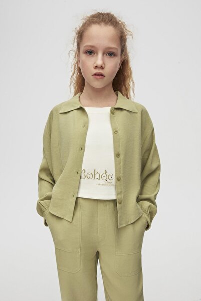 xo kids moda Cămașă Frozen pentru fete Nk, 10-16 ani, verde