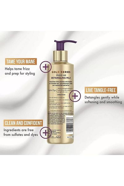 Pantene Gold Series Detangling Leave-In Hair Care Milk 225ml