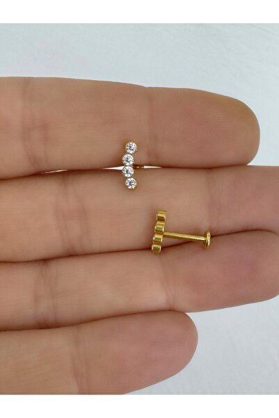 Arescollection 1 adet G23 TİTANİUM ( TİTANYUM) HELİX TRAGUS CONCH UYUMLU PİERCİNG