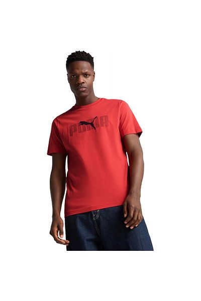 Puma T-shirt Puma Ess Logo Lab Tee, Κόκκινο, Ανδρικό