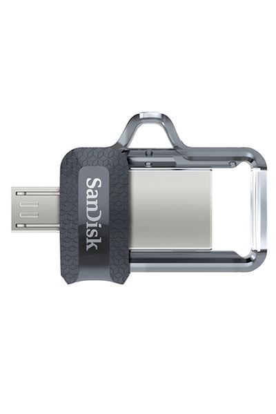 SanDisk ذاكرة USB M3.0 OTG فائقة المزدوجة بسعة 64 جيجابايت SDDR3-064G-G46