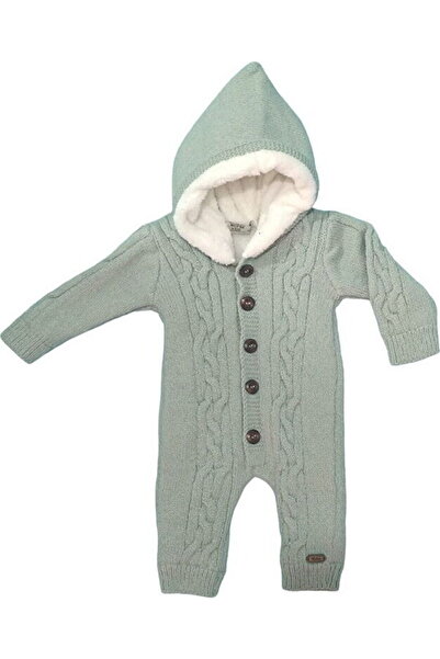 wofım kıds 2815 Bebek Natural Yün Triko Tulum