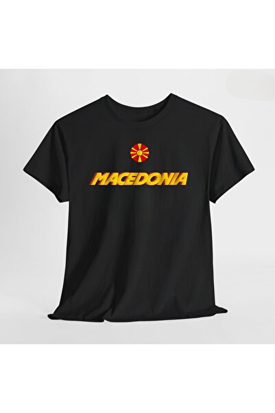 SARI MAKEDONIJA MAKEDONYA ARMA MAJICA 100% pamuk